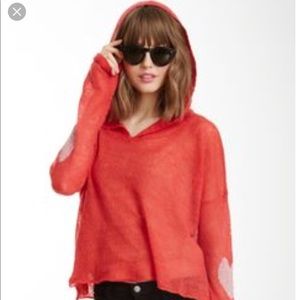 Wildfox Couture my little lover billy crop hoodie